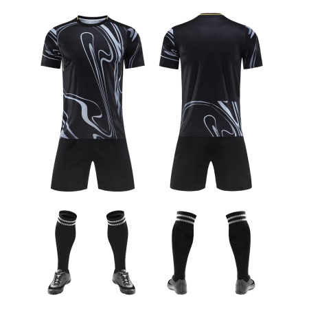 Blackout Smoke Football Kit